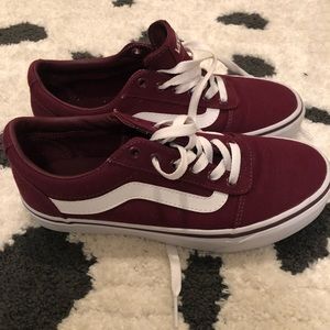 Burgundy Vans Old School Core Classics